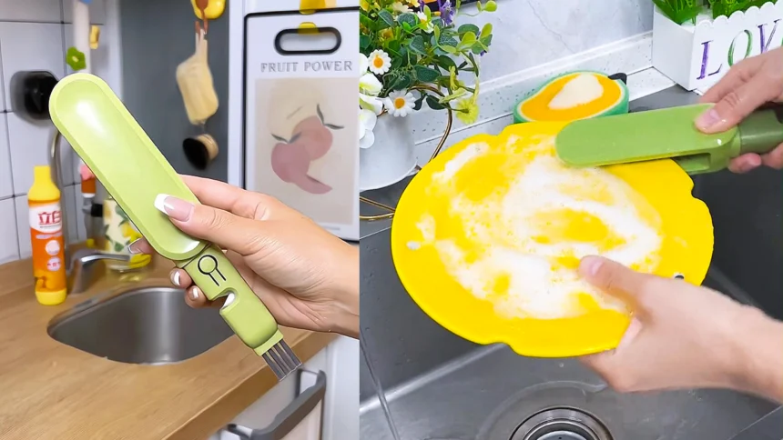 Knife Sharpener and Gap Cleaning Brush