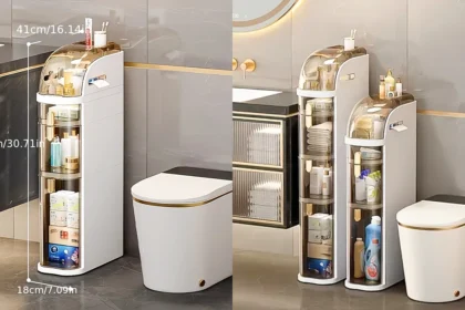 multi-functional bathroom or laundry storage organizers
