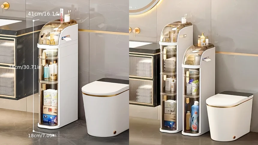 multi-functional bathroom or laundry storage organizers